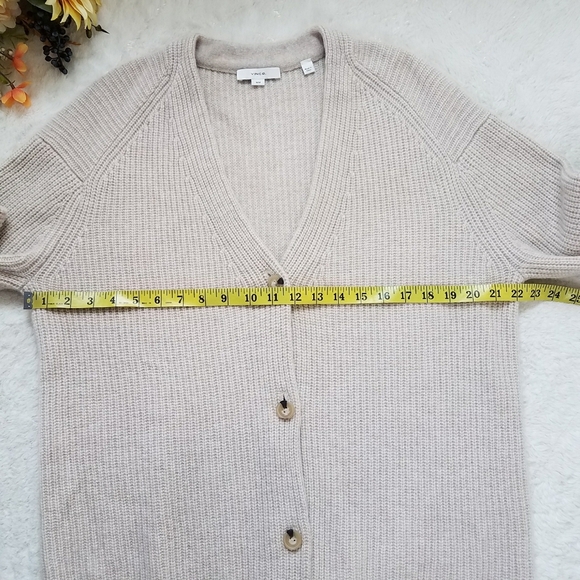 VINCE Wool/Cashmere Blend Cardigan - Picture 5 of 9